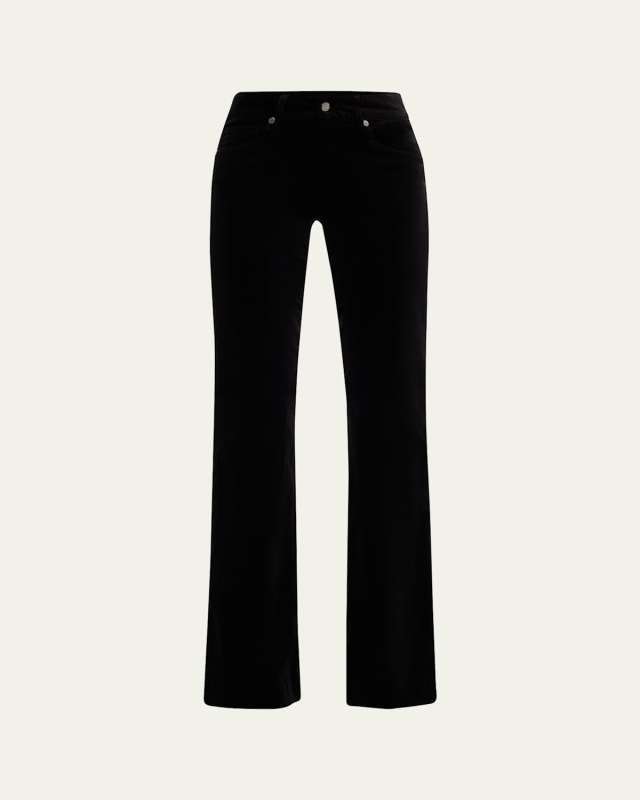 Kyle Velvet Flare Trousers
